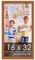 Panoramic Slim Profile Brown Picture Frame - UV Acrylic, Foam Board Backing, Hanging Hardware